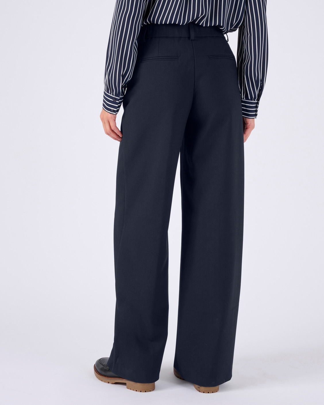 Wijde broek brugeffect