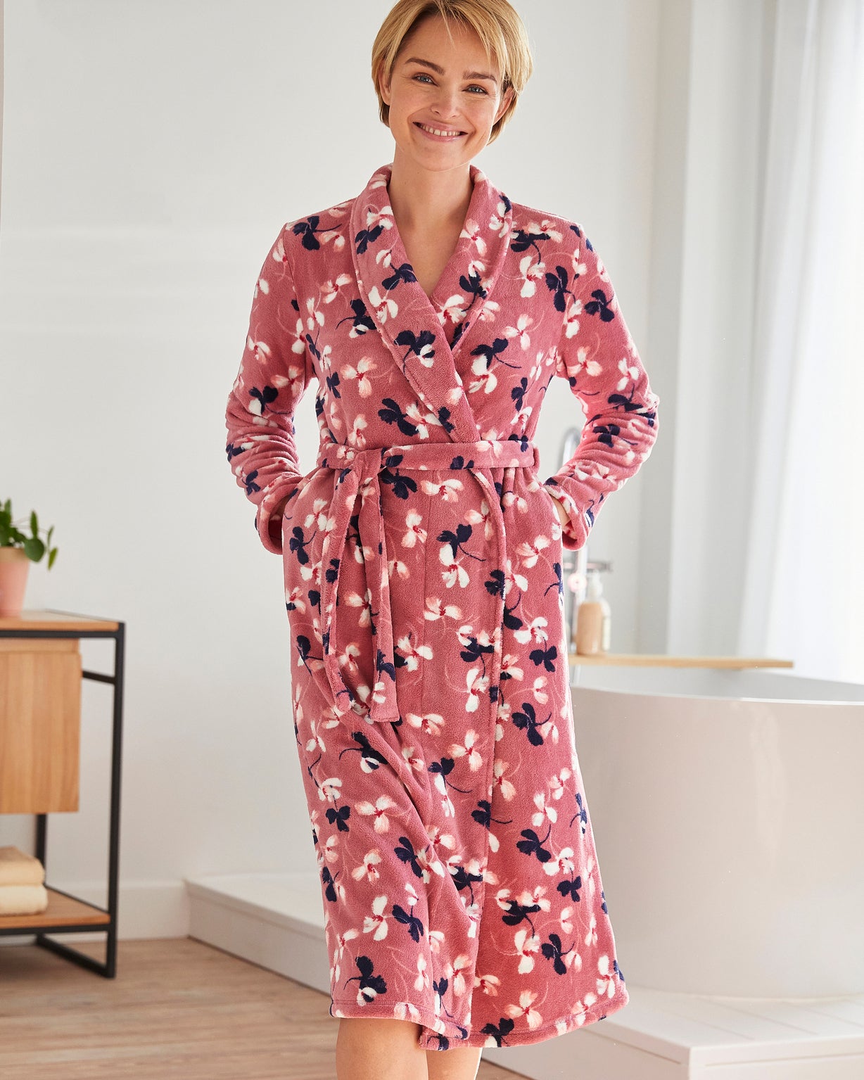 Robe de chambre maille moelleuse - Peignoirs - Damart Belgique