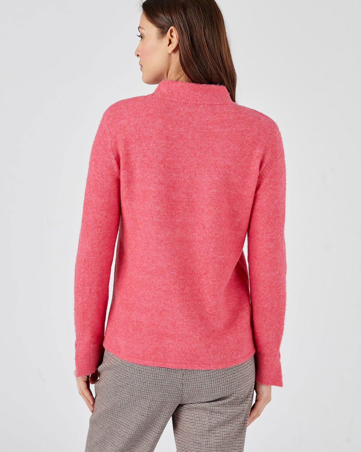 Pull in donzig fantasietricot, gerecycleerde vezels