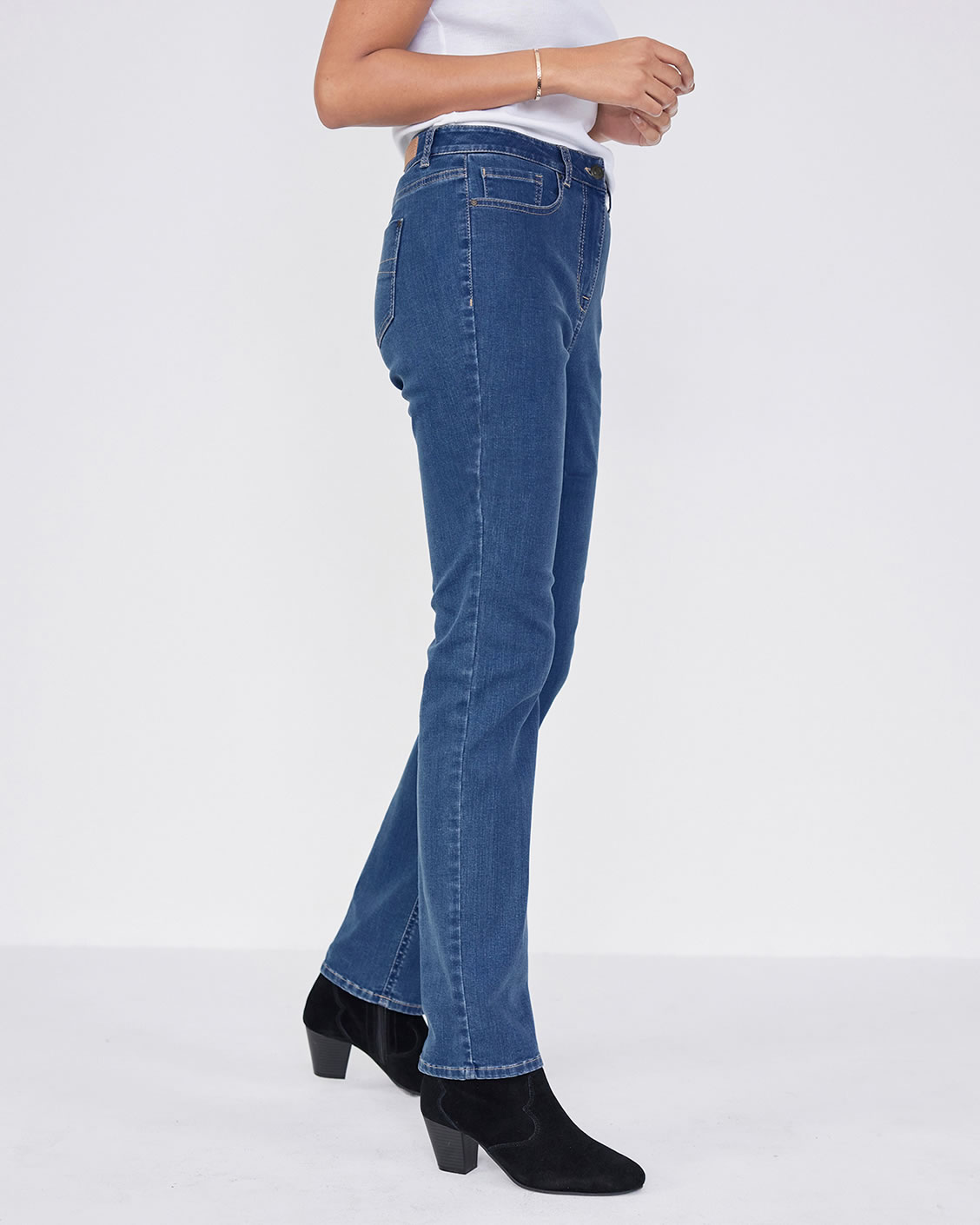 Jean coupe droite, Perfect Fit by Damart
