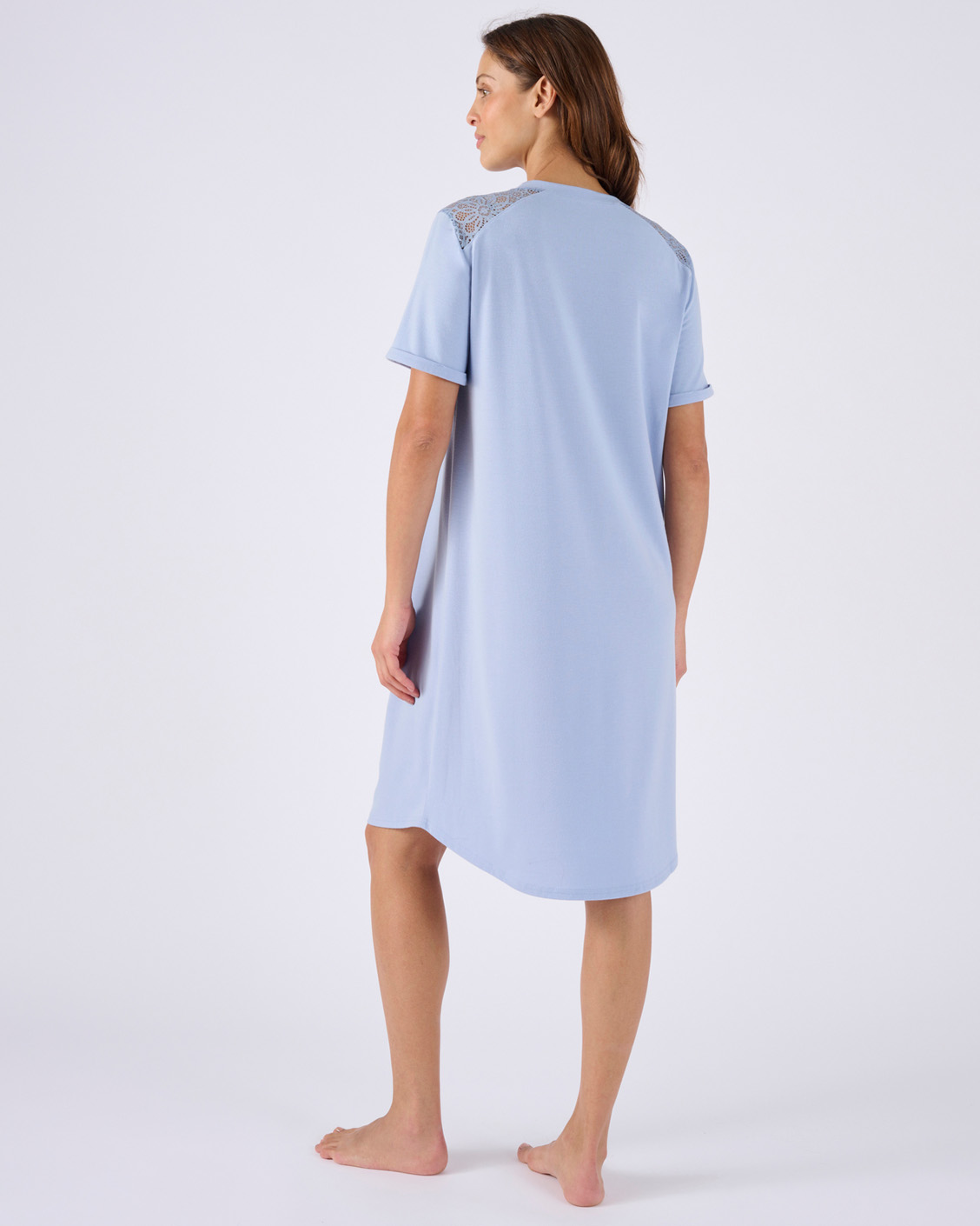 Pull Ajouré Femme Damart - Coton Bio 80%, Manches 3/4, Motif Losanges, Coupe Standard