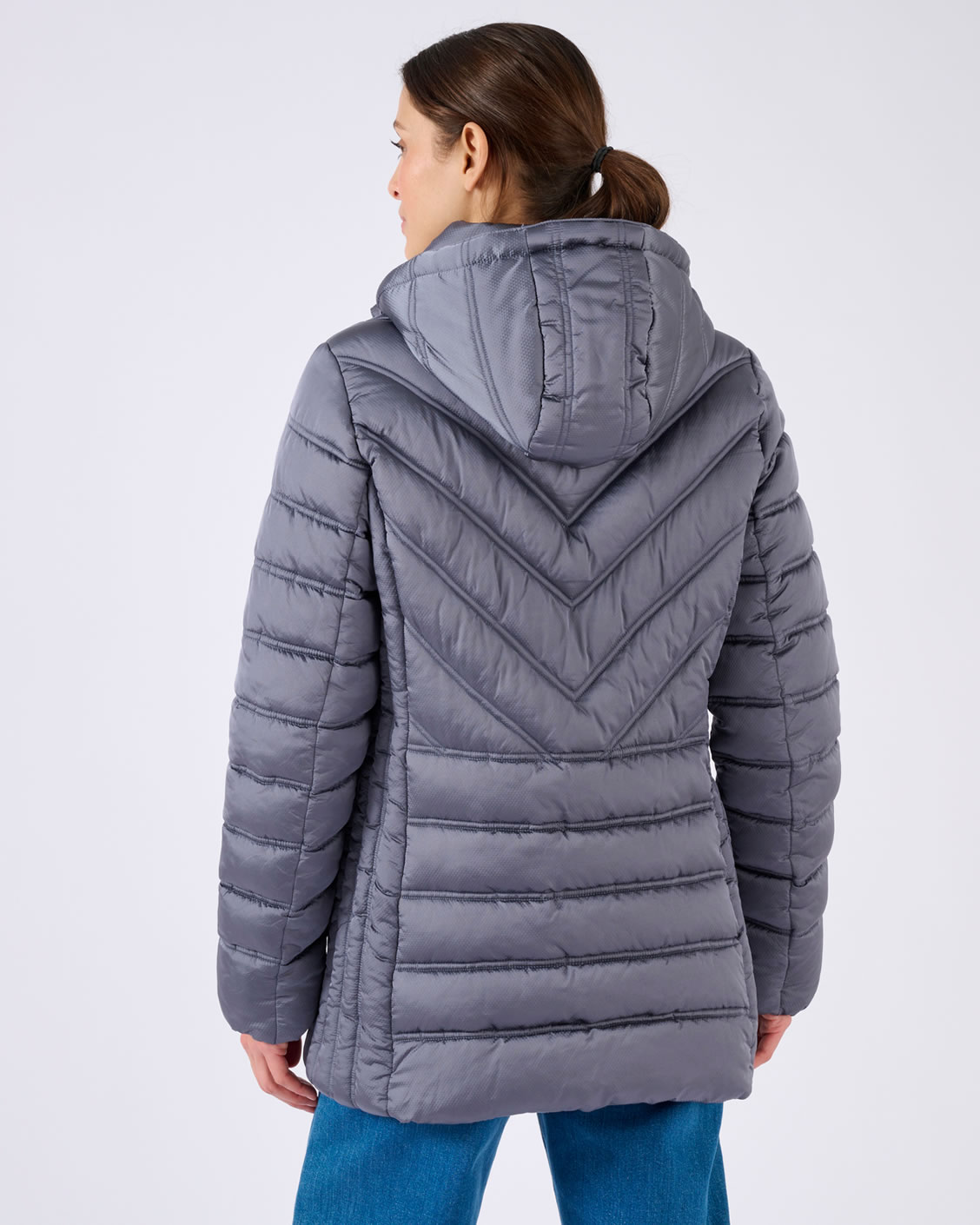Parka tissu reliéfé Thermolactyl
