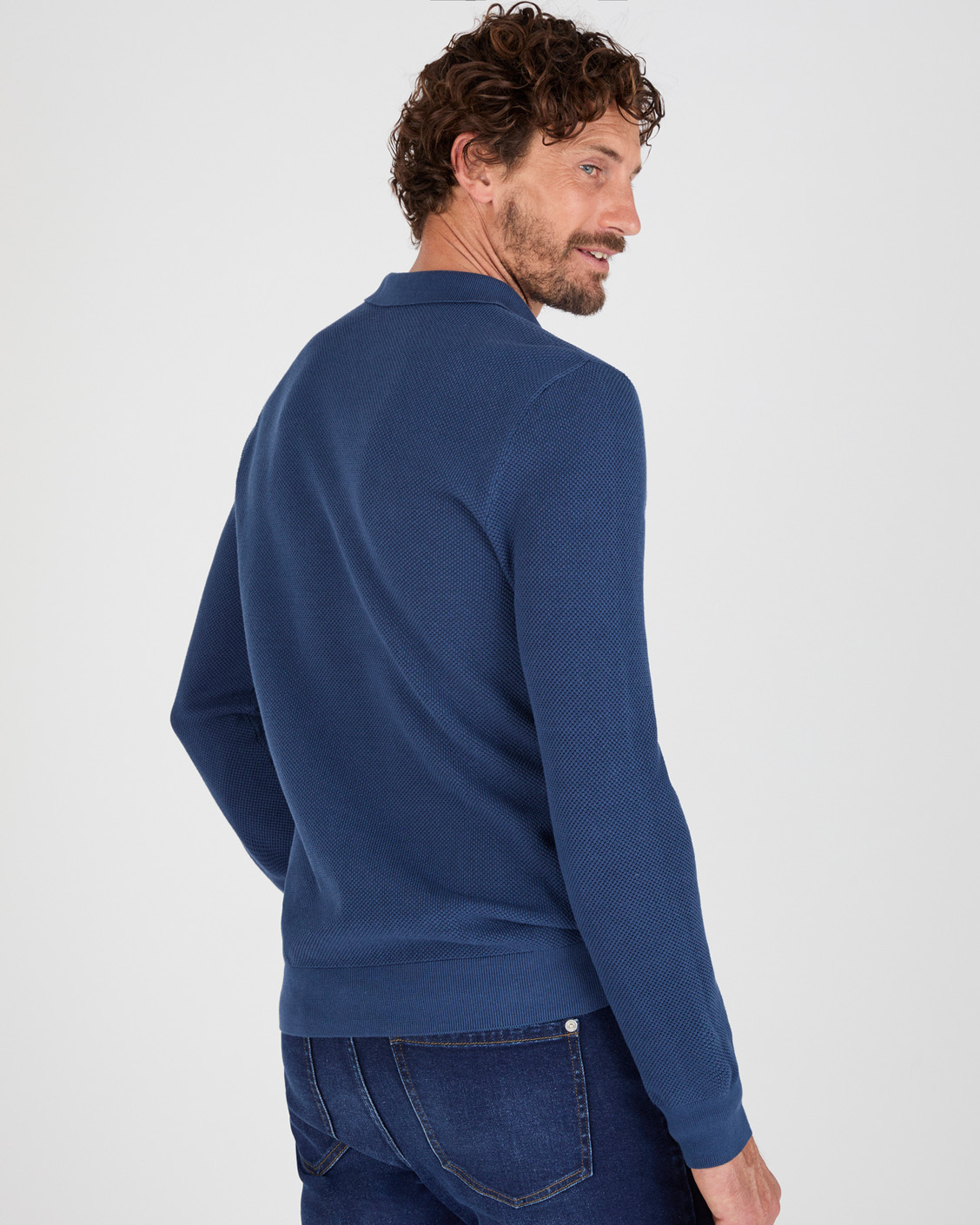 Trui polokraag fantasietricot