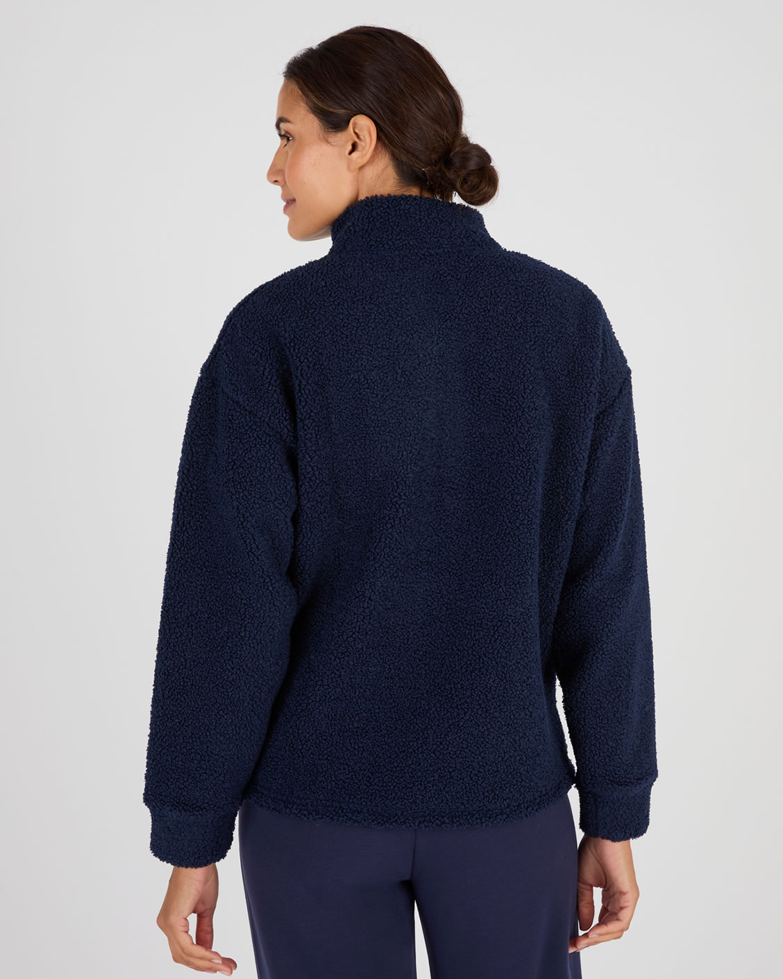 Sweatshirt fleece teddy met Thermolactyl-label