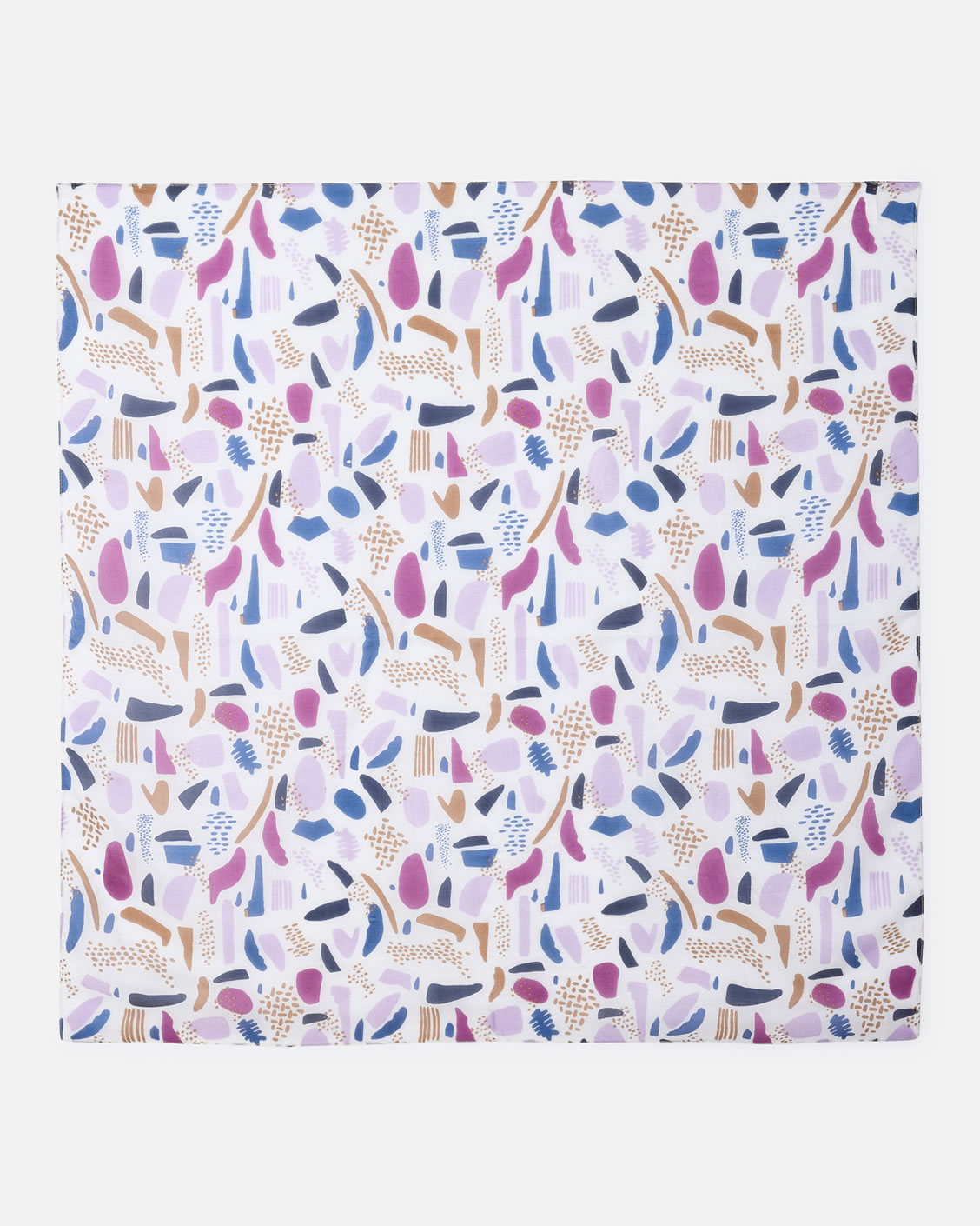 Foulard puur zijde tachistische stijl