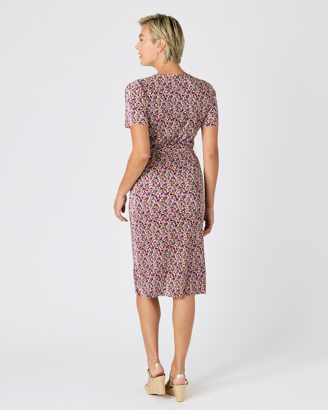 Robe plissé permanent