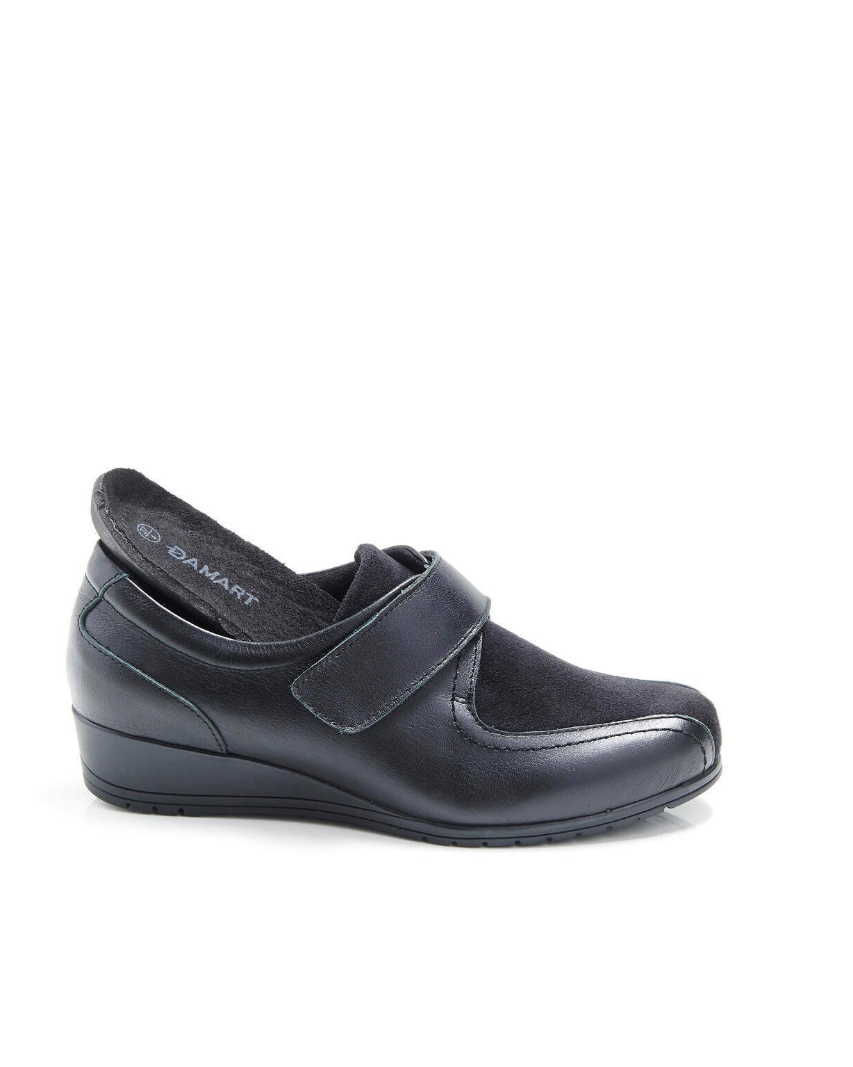 Derbies cuir vachette à scratch