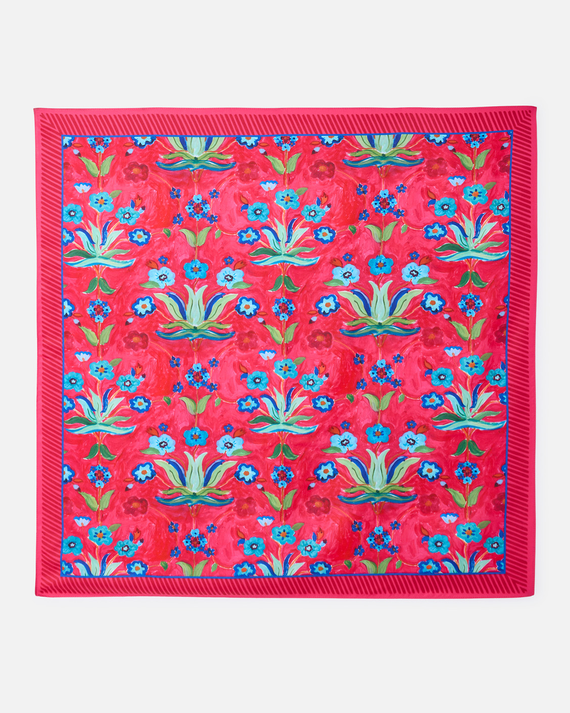Foulard sjaal bloemmotief