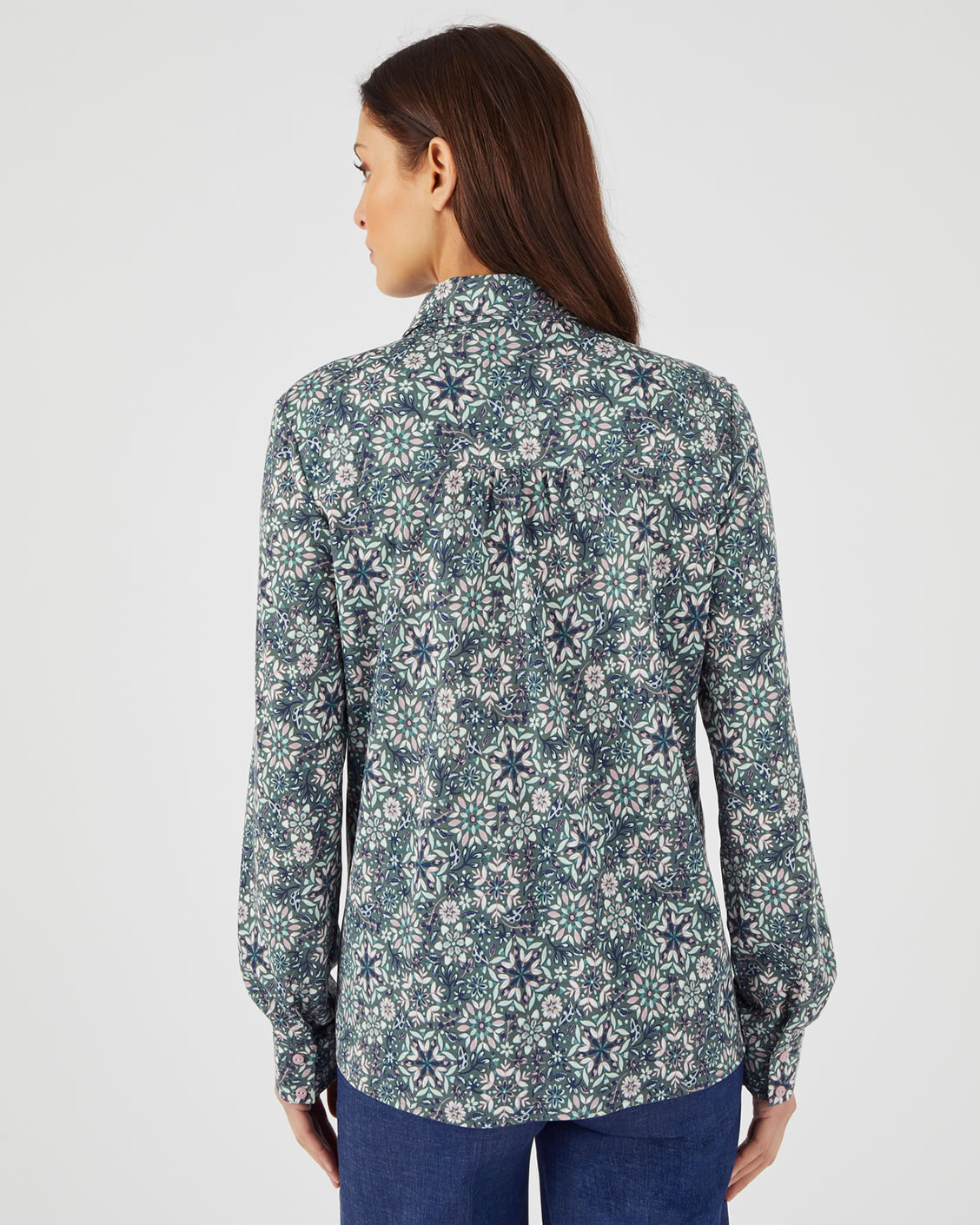 Overhemdblouse met print Thermolactyl