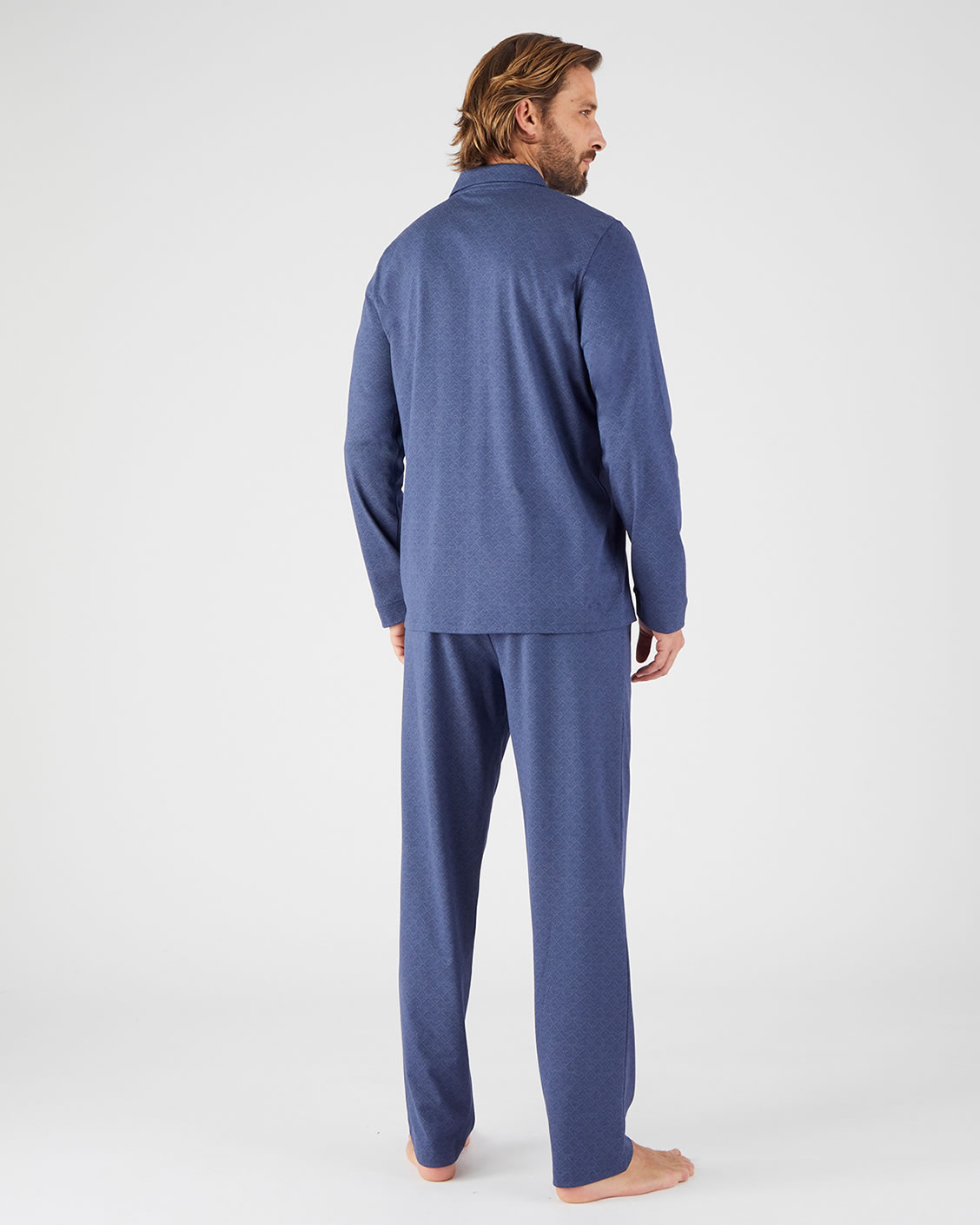 Pyjama boutonné maille jersey pur coton