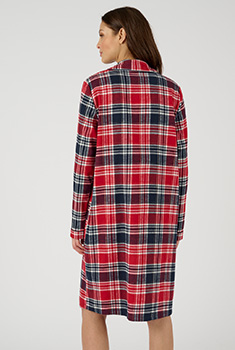 Slipdress puur katoen flanel