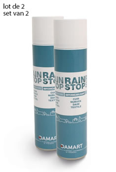 Lot de 2 sprays imperméabilisants cuir et textile