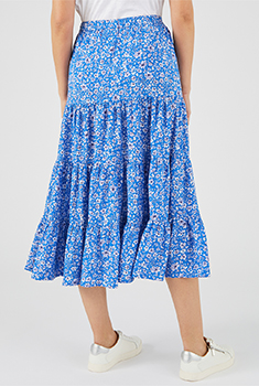 Rok met volants, *zuivere viscose Lenzing™ EcoVero™