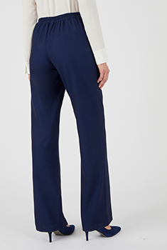 Broek van crêpe stretch