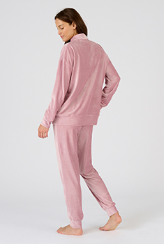 Loungewear set ribfluweel Thermolactyl