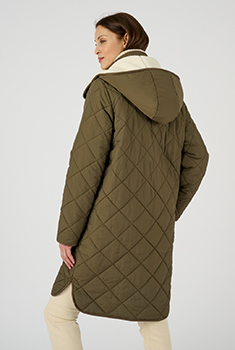 Parka longue matelassée doublée Thermolactyl