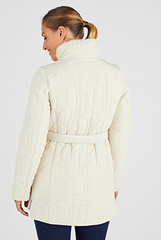 Parka courte ceinturée, doublée Thermolactyl