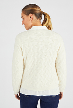 Gilet kabelgebreid Thermolactyl