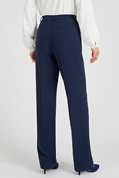 Pantalon large en crêpe