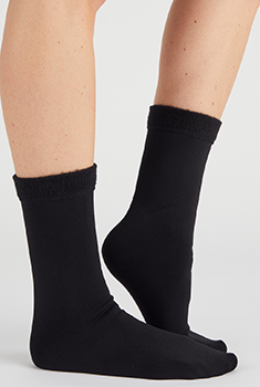 Lot de 2 paires de chaussettes intérieur polaire gratté 200D
