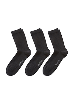 Lot de 3 paires de chaussettes mixtes coton biologique*