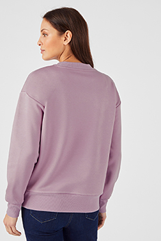 Sweatshirt fleece geborduurd