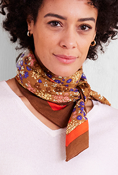 Foulard pur coton
