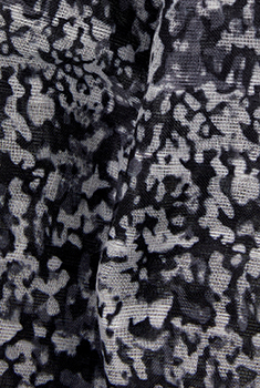 Foulard sjaal met opdruk Tachisme