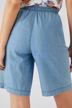 Bermuda Toile chambray, pur coton