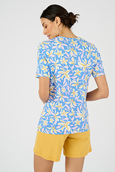 Pyjashort pur coton peigné