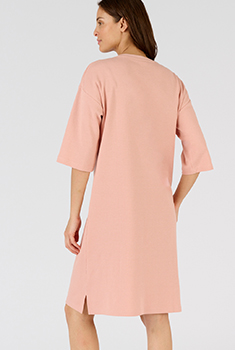 Nachthemd van wafeltricot