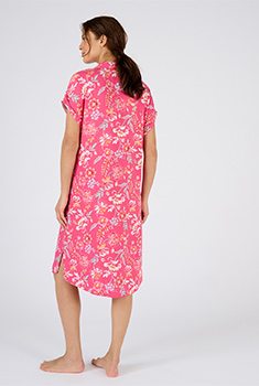 Nachthemd van zuivere viscose