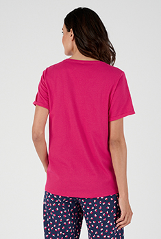 Pyjamashirt van zuiver gekamd katoen