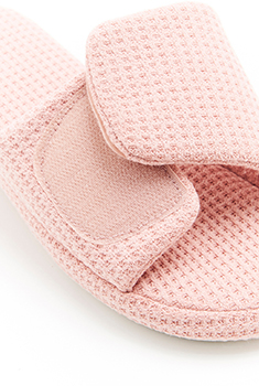 Muiltjes van tricot met honingraatsteek
