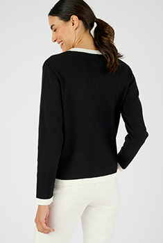 Tweekleurig vest