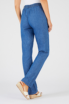 Chambray broek