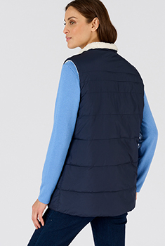 Gilet sans manches réversible