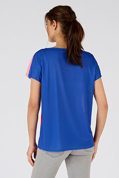 T-shirt crêpe imprimé fleuri devant
