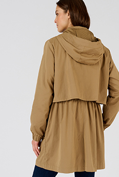Parka toucher velouté