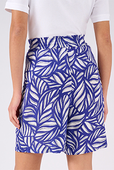 Bermuda en tissu créponné pure viscose