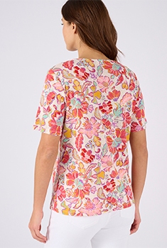 T-shirt en lin mélangé