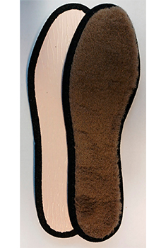 2 paires de semelle laine mouton