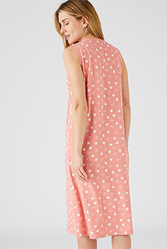 Lot de 2 chemises de nuit pur coton peigné