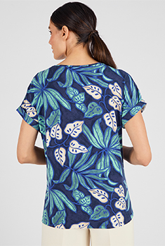 T-shirt imprimé tropical Climatyl