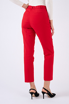 Broek 7/8 lengte katoensatijn