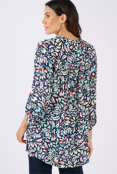 Tunique créponnée pure viscose