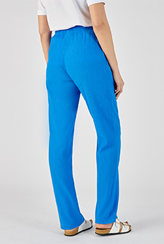 Broek in lichte crêpe