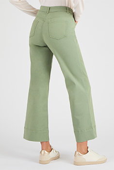Broek met wijde pijpen 7/8e