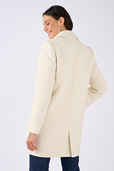 Manteau mélange laine Thermolactyl