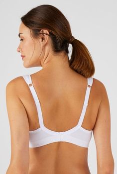 Soutien-gorge sans armatures, basque élastiquée